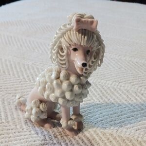 Ceramic Poodle Figurine